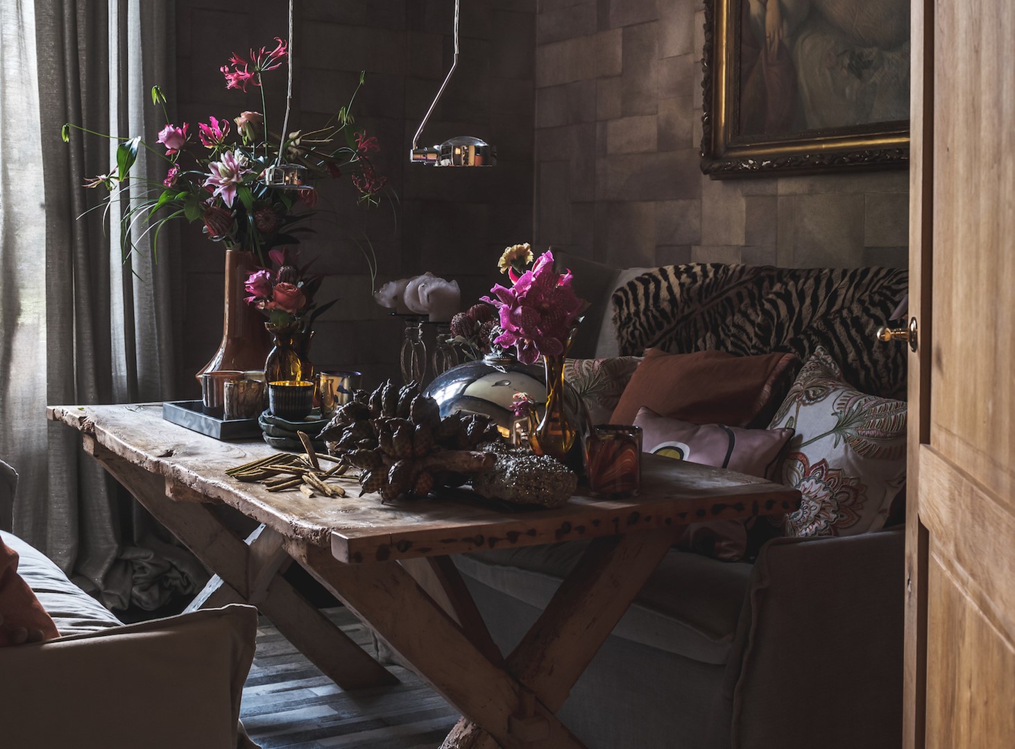 Eetkamer van Suzanne Loggere