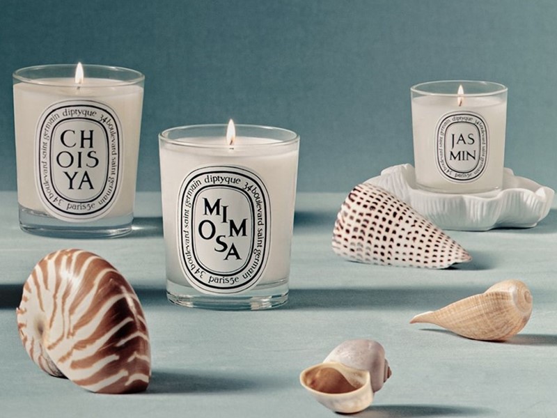 Geurkaarsen van Diptyque. Fotografie: Diptyque