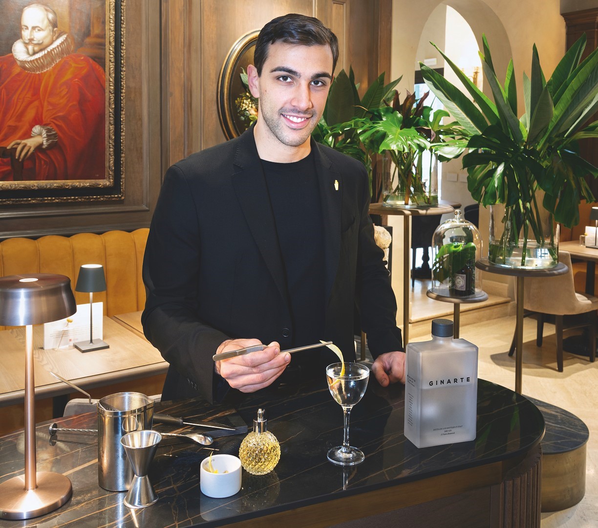 Een gin-tonic bij Palazzo Doria Pamphilj.