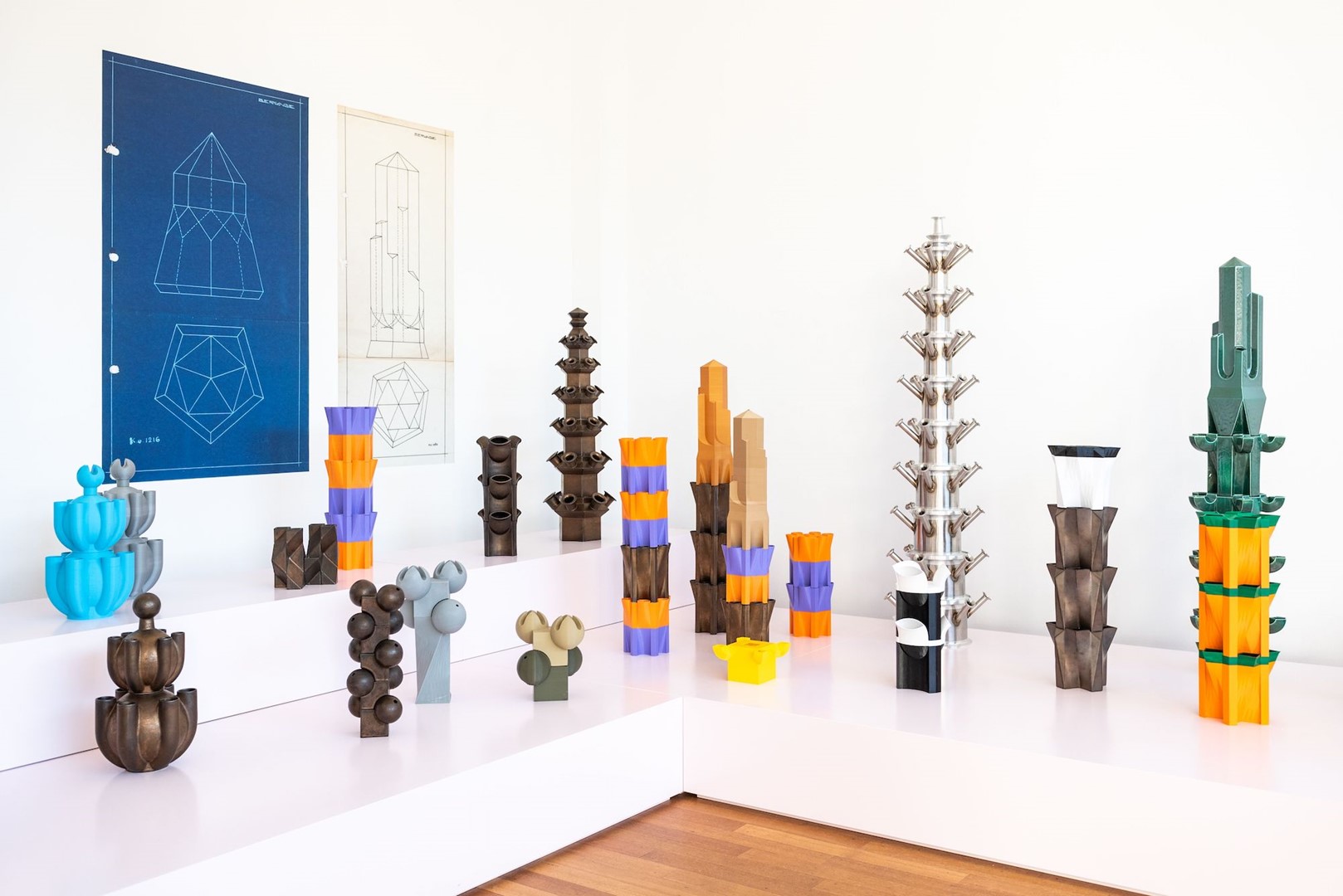 Zaaloverzicht tentoonstelling Bas van Beek