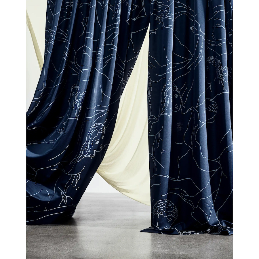 KVADRAT – BLAUWE STOFFEN