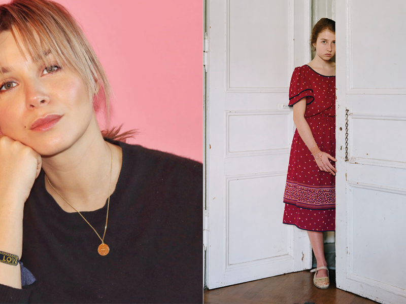 Actrice Victoria Koblenko ontwerpt kettingen voor het goede doel. Op rechts een foto van de Amerikaanse fotograaf Alec Soth voor Pictures for Purpose.