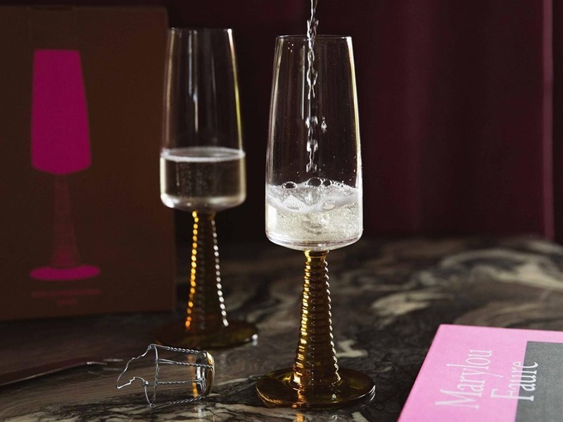 HKliving champagneglazen. Fotografie: HKliving