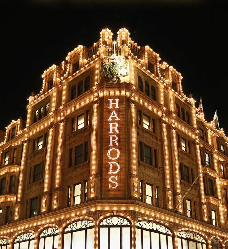 Inside Harrods at Christmas. Te zien op Videoland.