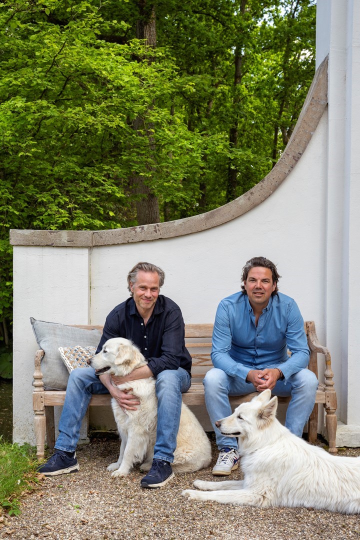 Michiel de Zeeuw en vriend Robert Bout. Fotografie: Eddy Wenting.