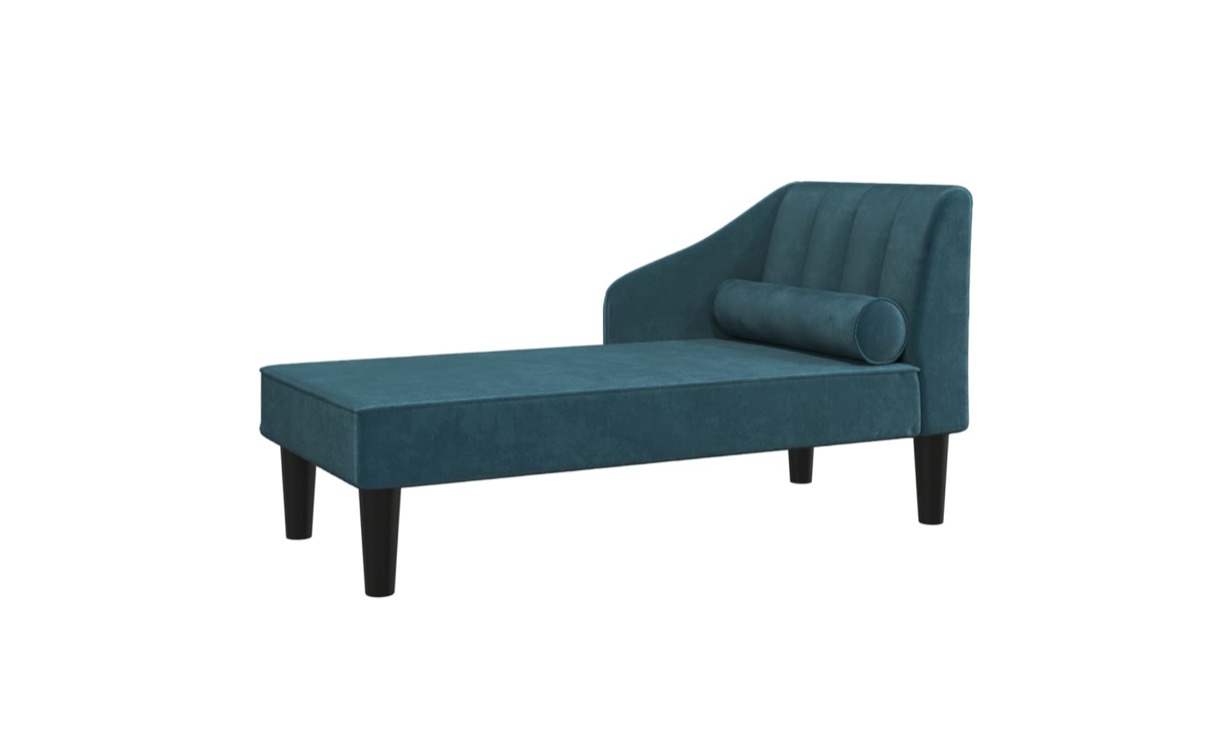 sofa blauw fluweel 