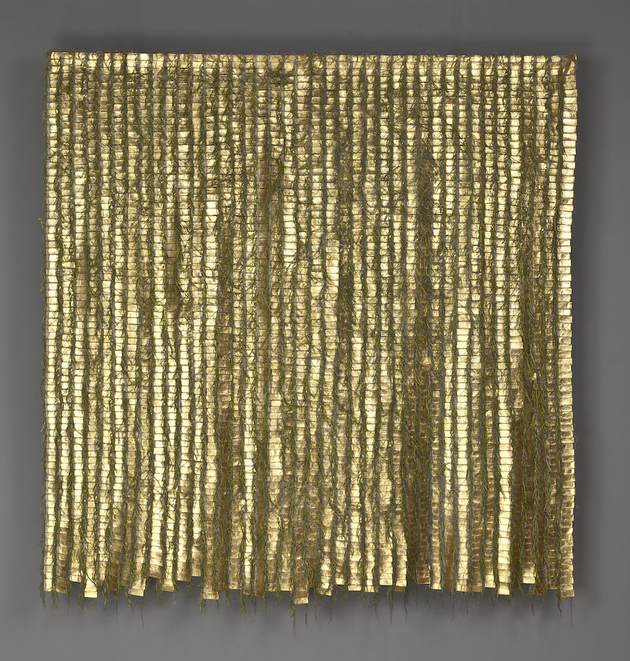 Alquimia 99, Olga de Amaral, 200 x 200 cm, 2007.