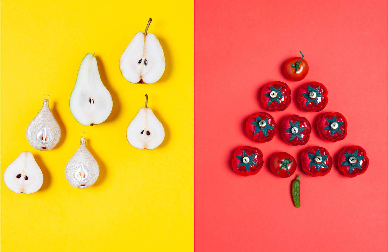 Peren en tomaten voor in de boom.