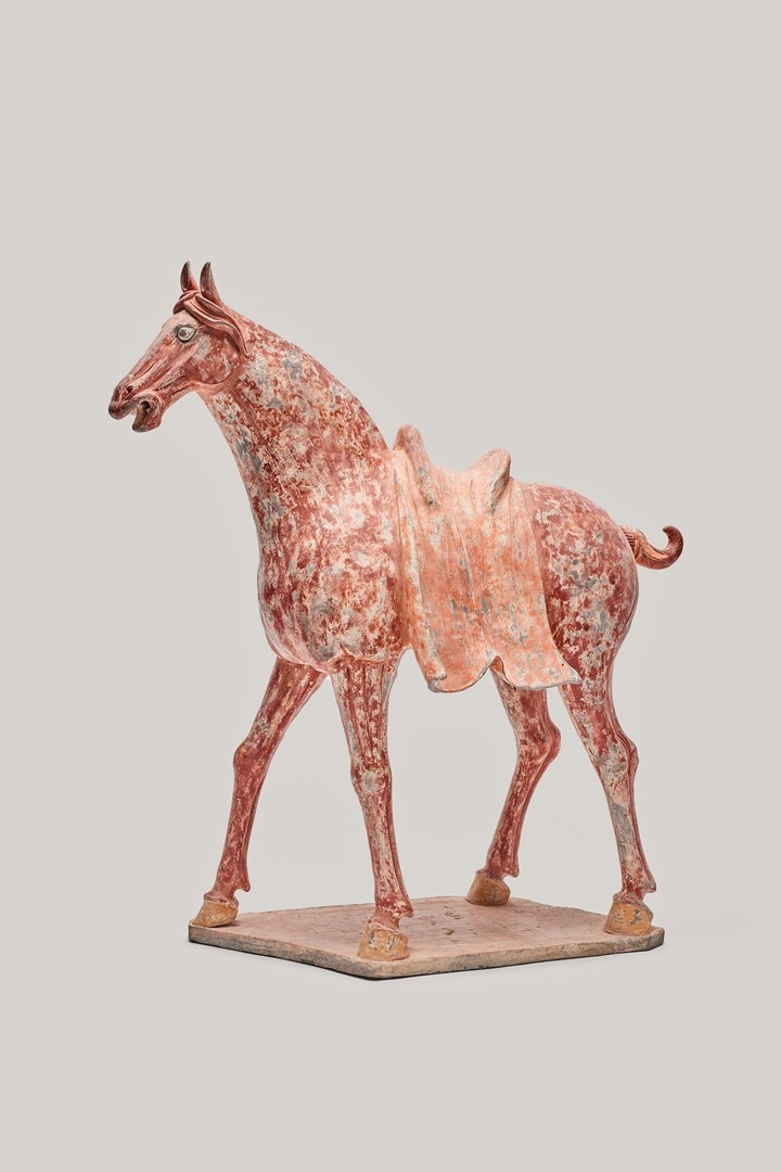 Vanderven Terra cotta Striding Horse.