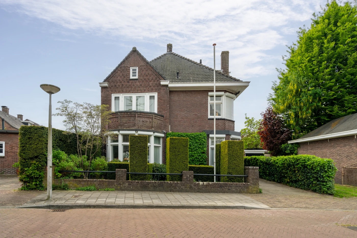 vrijstaande woning met groen