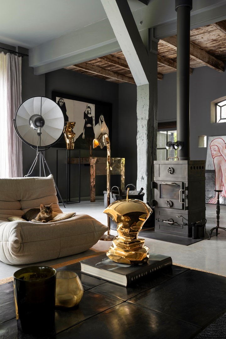 Interieur van kunstenaar Judith Wiersema. Fotografie: Eddy Wenting