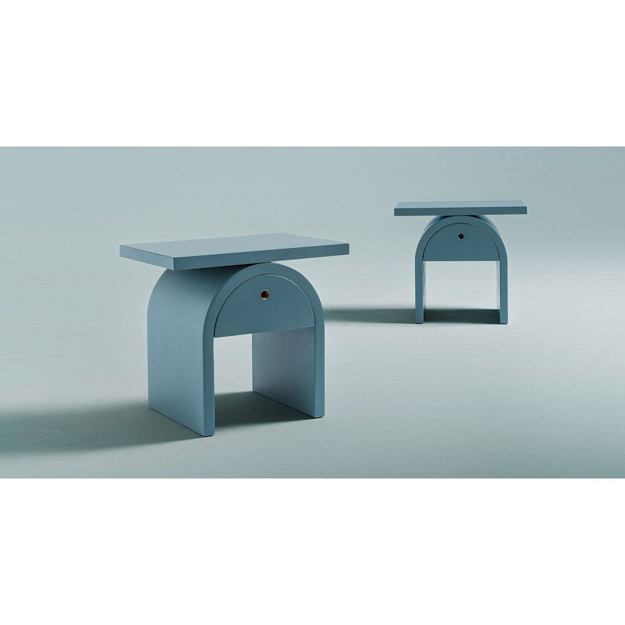 My Home Collection blauw nachtkastje