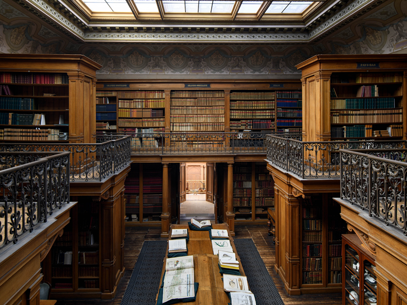 De bibliotheek in het Teylers Museum. Foto: Mike Bink.