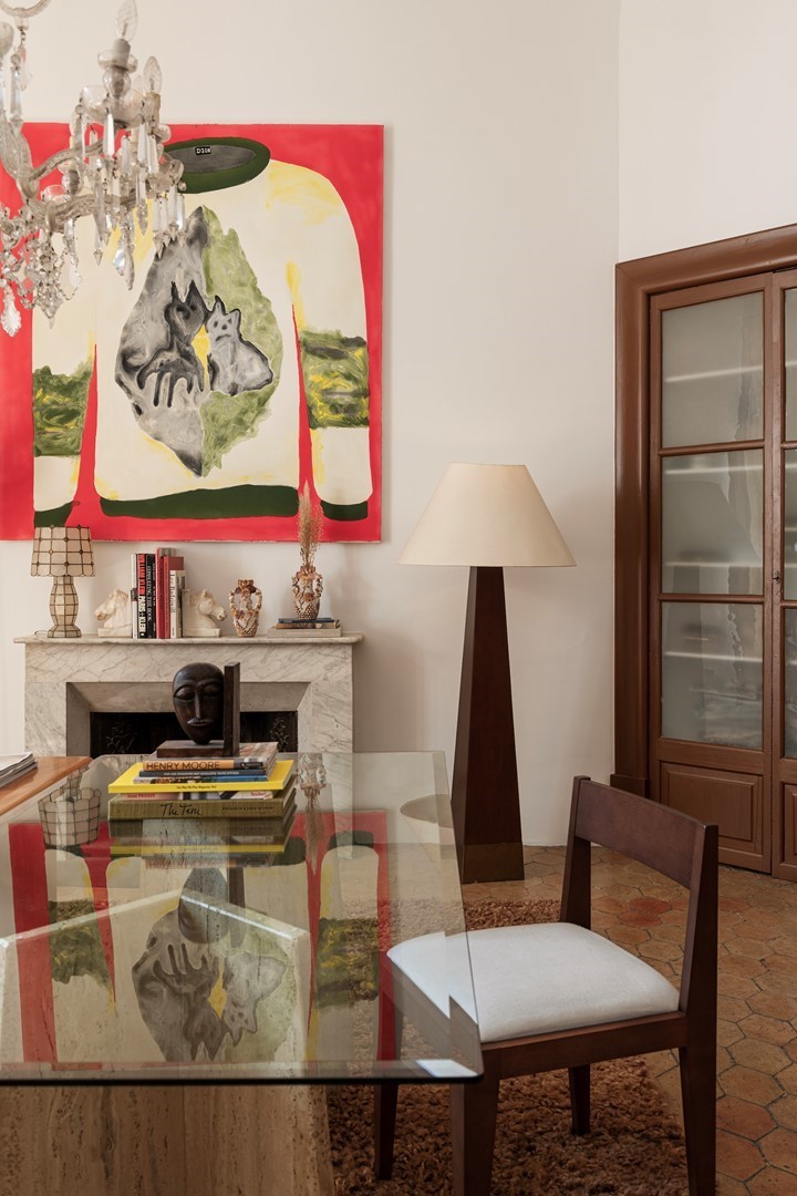 Kantoor behorend bij de showroom van Dusty Deco. Fotografie: Erik Lefvander / Living Inside