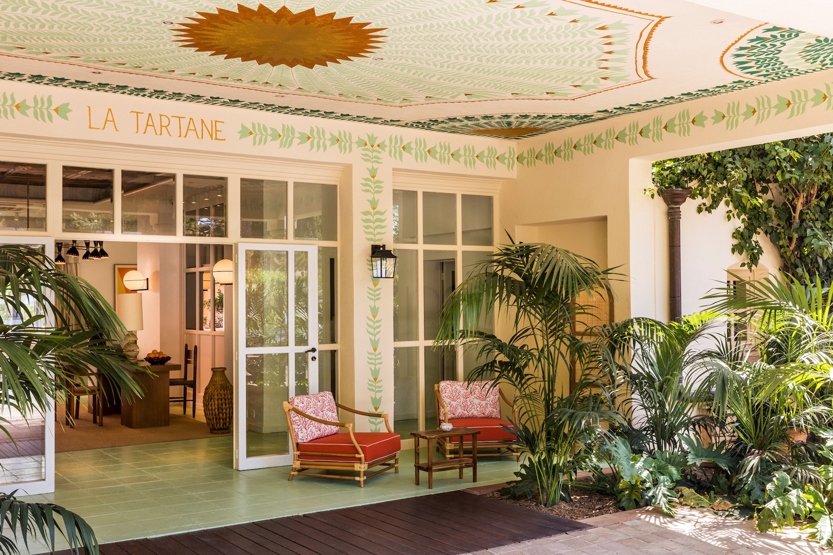 Het hotel aan de Côte d'Azur.