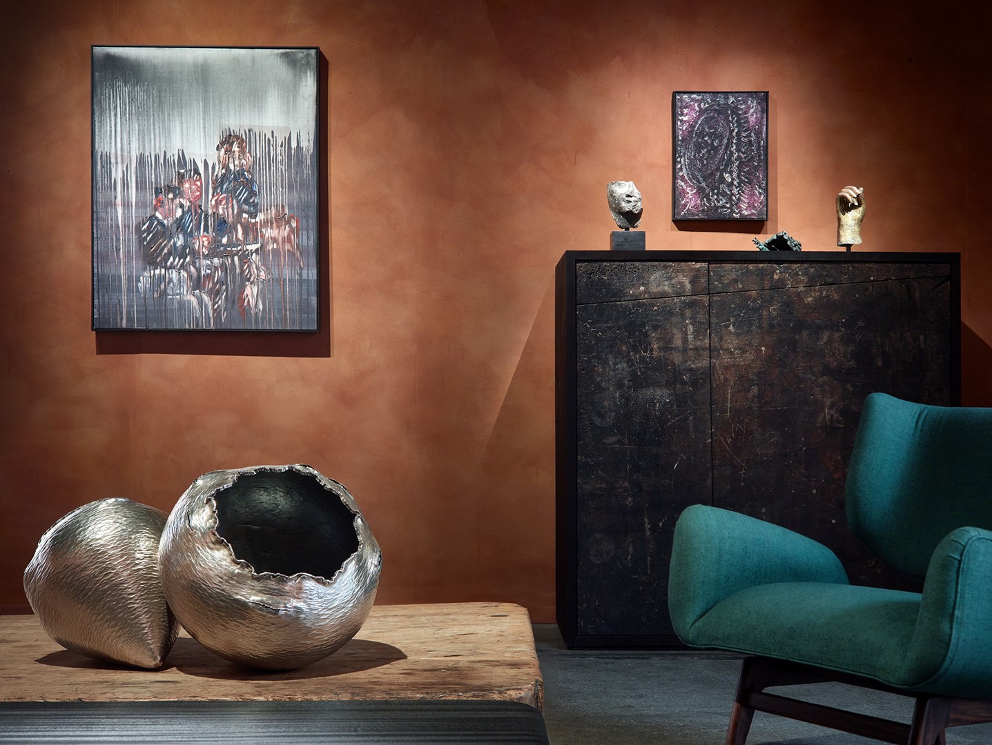 De stand van Axel Vervoordt tijdens BRAFA 2022. Foto: Jan Liégeois