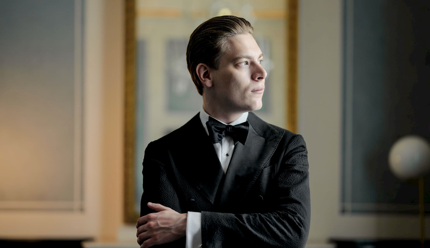 De Finse dirigent Klaus Mäkelä. Fotografie: Marco Borggreve.