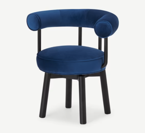 MADE – BLAUWE BUREAUSTOEL