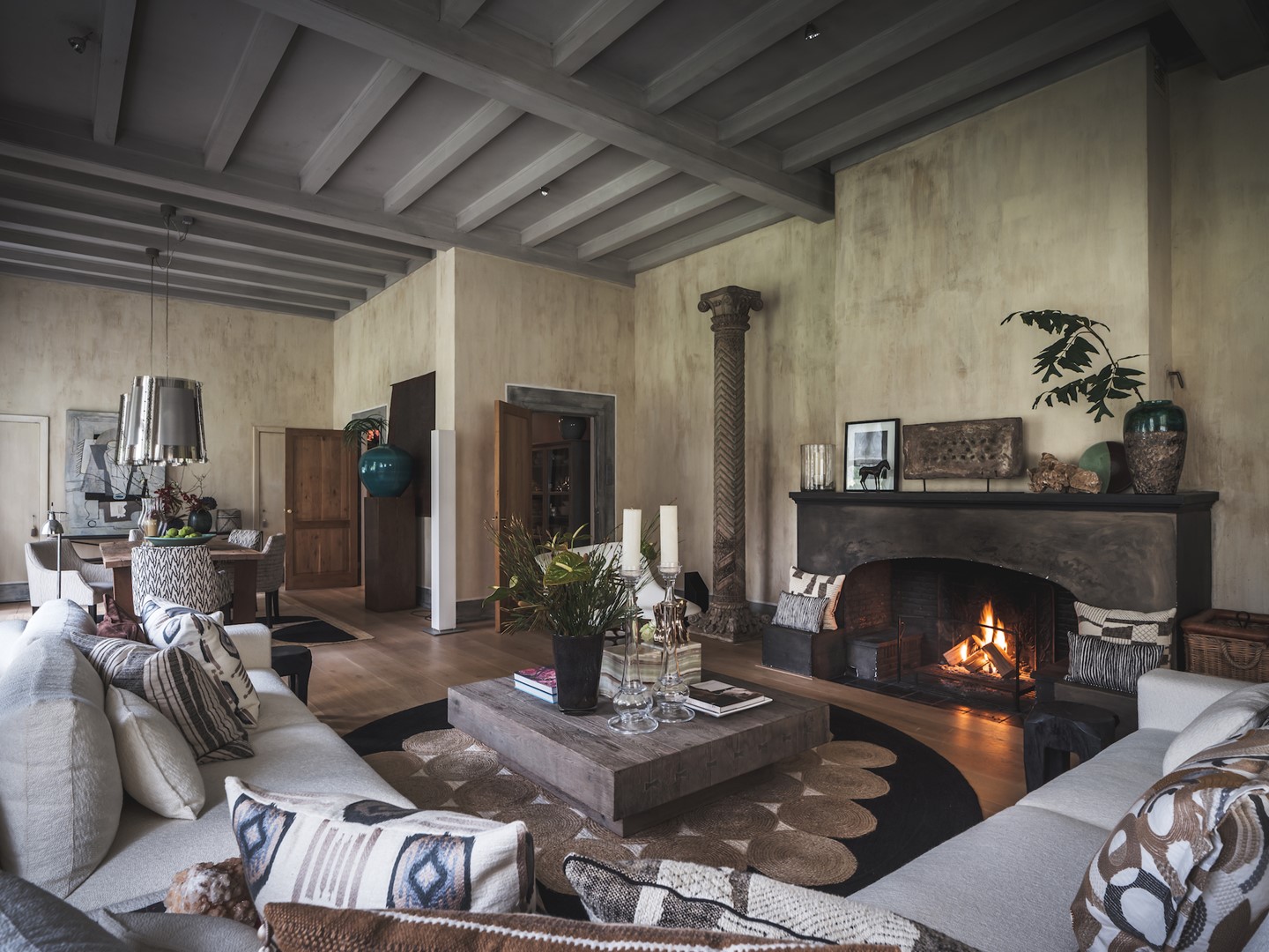 Woonkamer van Suzanne Loggere