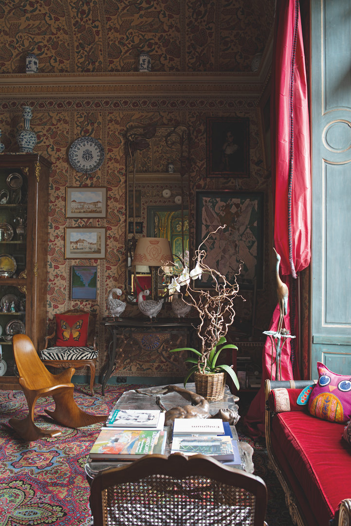 Bij de restauratie van Kasteel Biljoen in Velp is gebruikgemaakt van de stoffen van Pierre Frey.