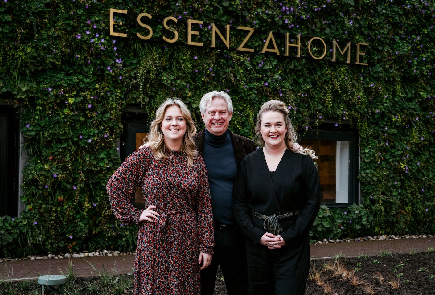 Rosalie, Roeland en Floor Smits.