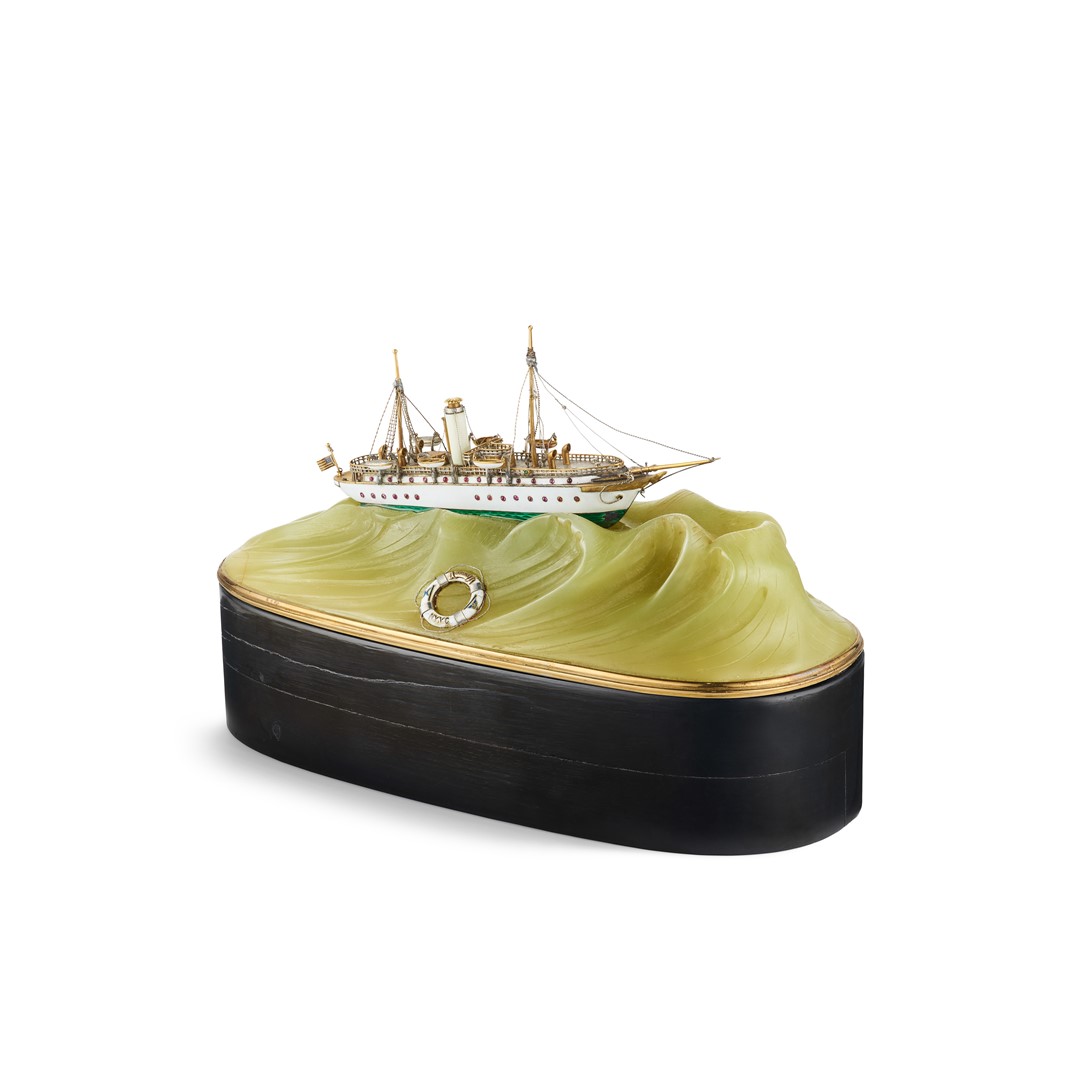 Modèle réduit du yacht Varuna, collectie Van Cleef & Arpels.