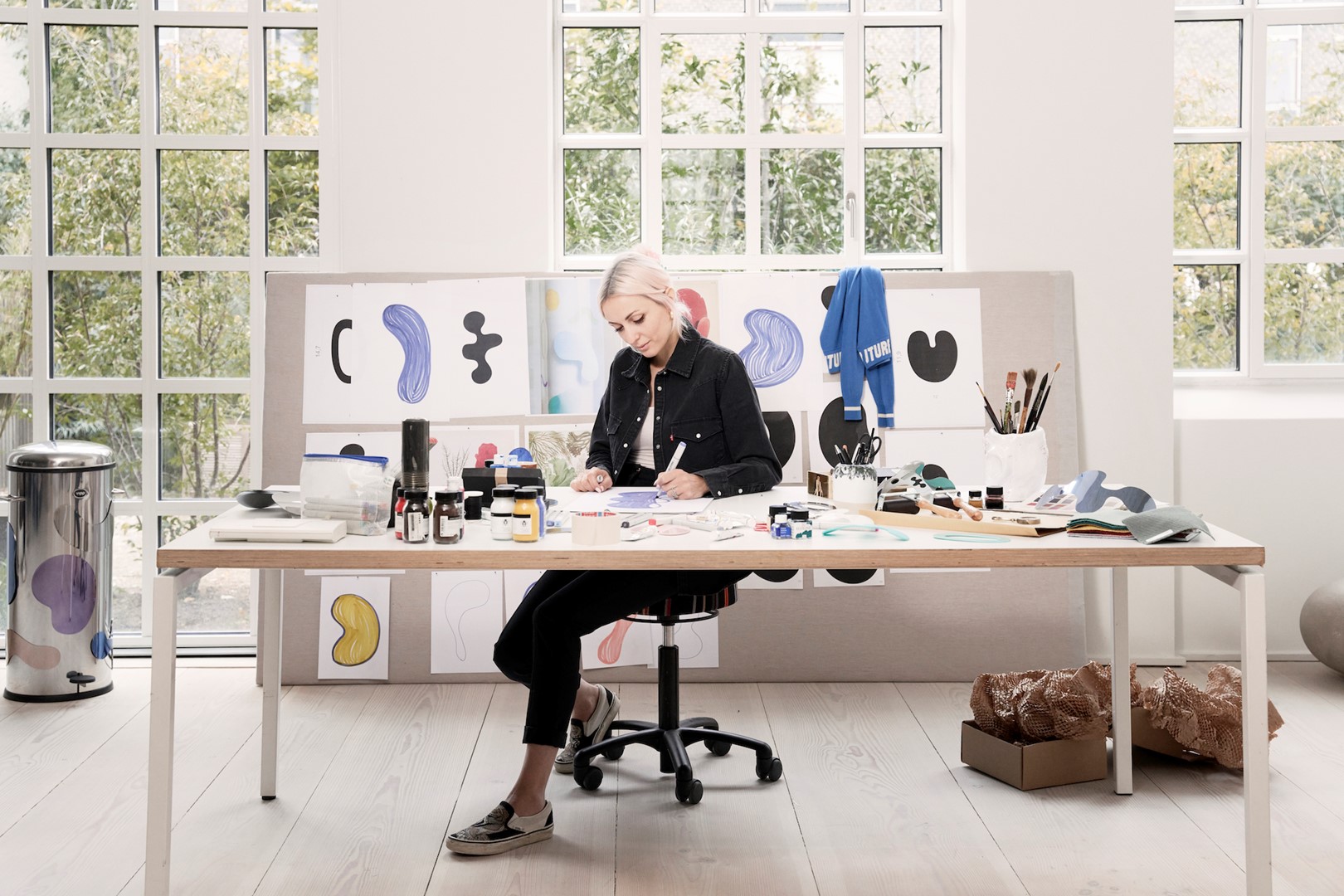 Alice Ronchi in haar atelier. Fotografie: VIPP