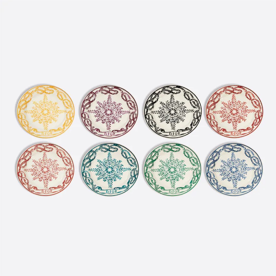 DIOR– SET VAN ACHT DINERBORDEN