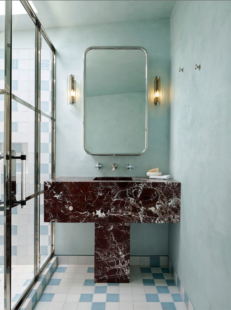 Badkamer in Sydney, ontworpen door interieurontwerper Tamsin Johnson