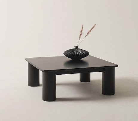 JOTEX – ZWARTE HOUTEN SALONTAFEL