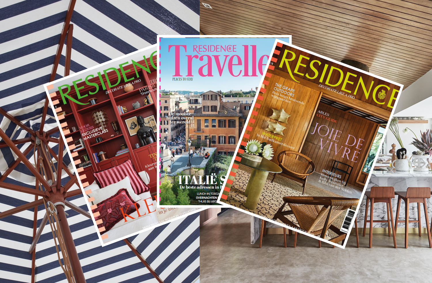 De laatste drie edities van Residence zijn ook hier te bestellen.