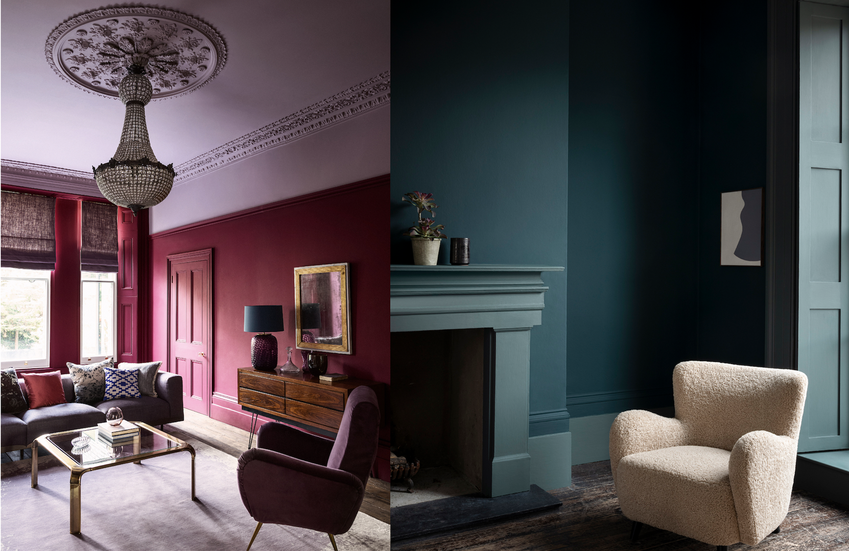 Links: Grenache, Lady Chars Lilac | Rechts: Kigali, Squid Ink, Ice V.