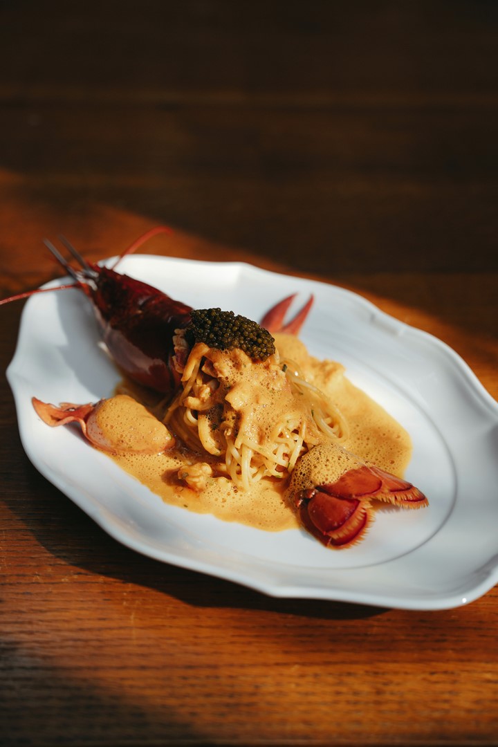 Lobster linguine. Fotografie: Nina Slagmolen.